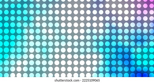 Light Pink, Blue vector layout with circles. Abstract illustration with colorful spots in nature style. Pattern for websites, landing pages.