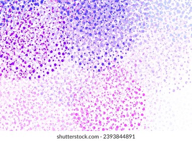 Light Pink, Blue vector layout with circle shapes. Glitter abstract illustration with blurred drops of rain. Pattern for beautiful websites.