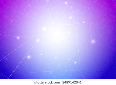 Light Pink, Blue vector layout with flat lines. Colorful shining illustration with lines on abstract template. Smart design for your business advert.