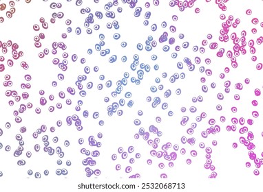 Light Pink, Blue vector layout with circle shapes. Glitter abstract illustration with blurred drops of rain. Pattern for beautiful websites.