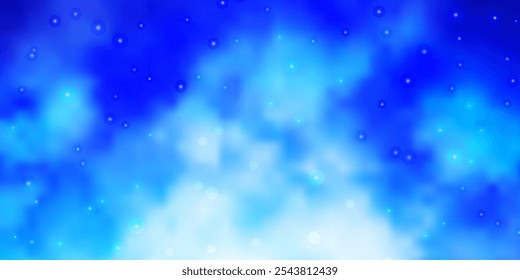 Light Pink, Blue vector layout with bright stars. Blur decorative design in simple style with stars. Theme for cell phones.