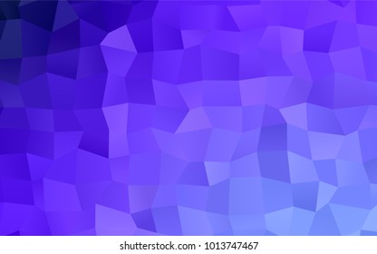 Light Pink, Blue vector low poly background. A sample with a polygonal design. Illustration in polygonal style with repeating squares