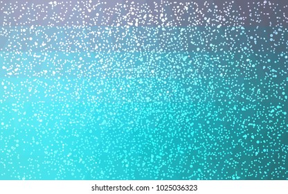 Light Pink, Blue vector low poly crystal background with snowflakes. Polygon christmas design pattern . Low poly illustration of New Year celebration.