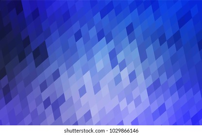 Light Pink, Blue vector low poly background. A sample with a polygonal design. Illustration in polygonal style with repeating squares