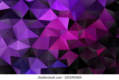 Light Pink, Blue vector low poly template. A completely new color illustration in a vague style. Brand-new style for your business design.