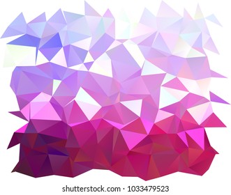 Light Pink, Blue vector low poly template. Glitter abstract illustration with an elegant design. The polygonal design can be used for your web site.