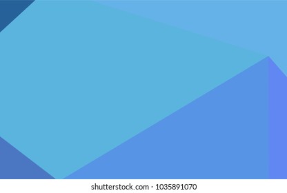 Light Pink, Blue vector low poly pattern. A sample with polygonal shapes. The completely new template can be used for your brand book.