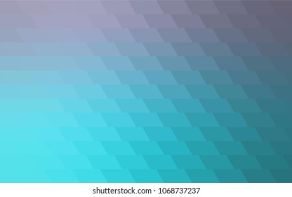 Light Pink, Blue vector low poly background. A sample with a polygonal design. Illustration in polygonal style with repeating squares