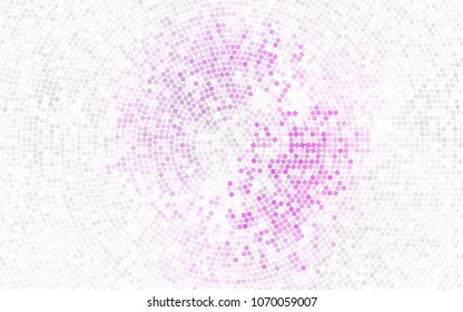 Light Pink, Blue vector low poly background. A sample with a polygonal design. Illustration in polygonal style with repeating squares