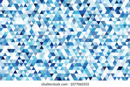 Light Pink, Blue vector low poly background. Shining illustration, which consist of triangles. A completely new template for your business design.