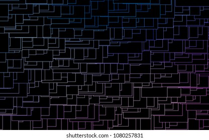 Light Pink, Blue vector low poly background. A sample with a polygonal design. Illustration in polygonal style with repeating squares