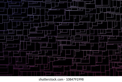 Light Pink, Blue vector low poly background. A sample with a polygonal design. Illustration in polygonal style with repeating squares
