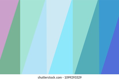 Light Pink, Blue vector low poly texture. Polygonal abstract illustration with gradient. A completely new design for your business.