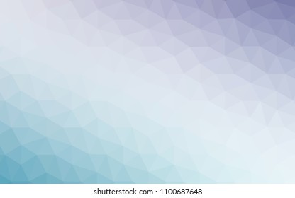 Light Pink, Blue vector low poly cover. Glitter abstract illustration with an elegant triangles. A new texture for your web site.