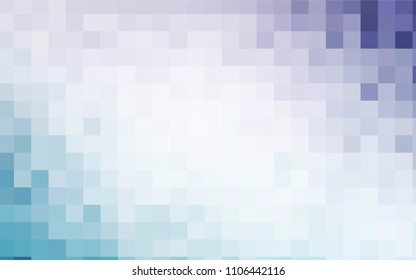 Light Pink, Blue vector low poly background. A sample with a polygonal design. Illustration in polygonal style with repeating squares