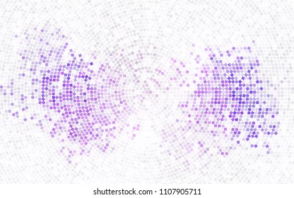 Light Pink, Blue vector low poly background. A sample with a polygonal design. Illustration in polygonal style with repeating squares