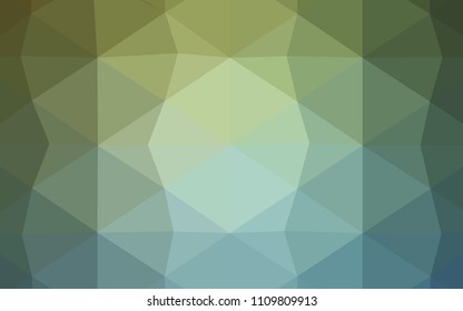 Light Pink, Blue vector low poly layout. Geometric illustration in Origami style with gradient.  That new template can be used for your brand book.