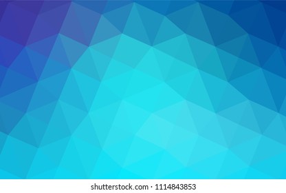 Light Pink, Blue vector low poly cover. Triangular geometric sample with gradient.  The best triangular design for your business.
