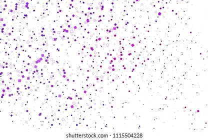 Light Pink, Blue vector low poly background. A sample with a polygonal design. Illustration in polygonal style with repeating squares