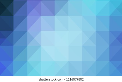 Light Pink, Blue vector low poly texture. Modern abstract illustration with triangles. A completely new template for your banner.