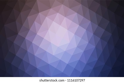 Light Pink, Blue vector low poly layout. Creative geometric illustration in Origami style with gradient. Template for cell phone's backgrounds.