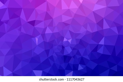 Light Pink, Blue vector low poly layout. A sample with polygonal shapes. Brand new style for your business design.