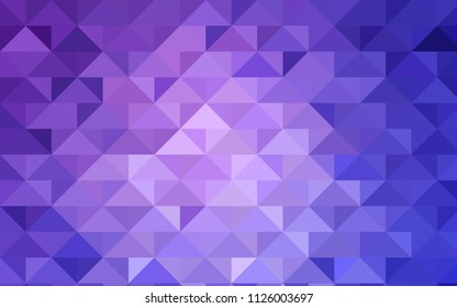 Light Pink, Blue vector low poly template. Shining illustration, which consist of triangles. Brand-new style for your business design.