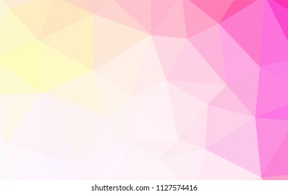 Light Pink, Blue vector low poly texture. Colorful illustration in polygonal style with gradient. Textured pattern for your backgrounds.