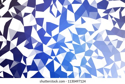 Light Pink, Blue vector low poly layout. Colorful abstract illustration with triangles. Pattern for a brand book's backdrop.