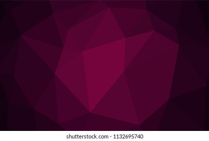 Light Pink, Blue vector low poly texture. Elegant bright polygonal illustration with gradient. Textured pattern for your backgrounds.