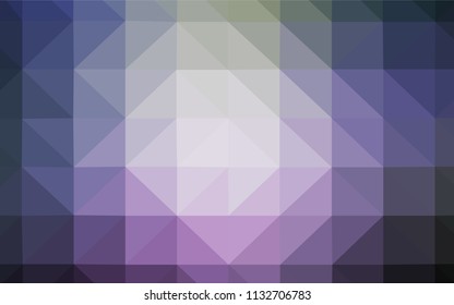 Light Pink, Blue vector low poly texture. Colorful illustration in abstract style with triangles. Brand new design for your business.