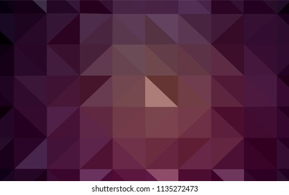 Light Pink, Blue vector low poly cover. Elegant bright polygonal illustration with gradient. A new texture for your web site.