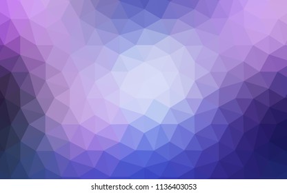 Light Pink, Blue vector low poly layout. A completely new color illustration in a polygonal style. A new texture for your web site.