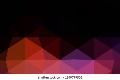 Light Pink, Blue vector low poly layout. Colorful illustration in abstract style with gradient. That pattern can be used as a part of a brand book.