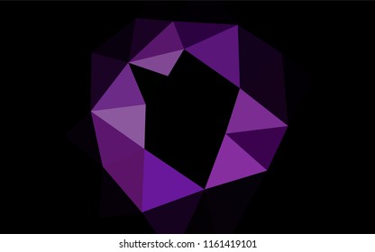 Light Pink, Blue vector low poly texture. Creative geometric illustration in Origami style with gradient. A completely new design for your business.