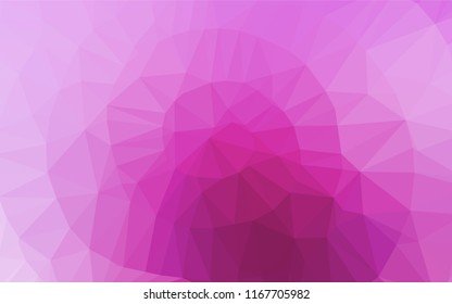 Light Pink, Blue vector low poly cover. Colorful illustration in abstract style with gradient. A completely new design for your business.