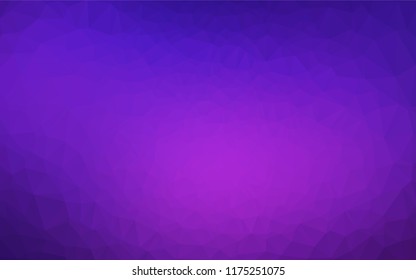 Light Pink, Blue vector low poly cover. Shining illustration, which consist of triangles. A completely new design for your business.