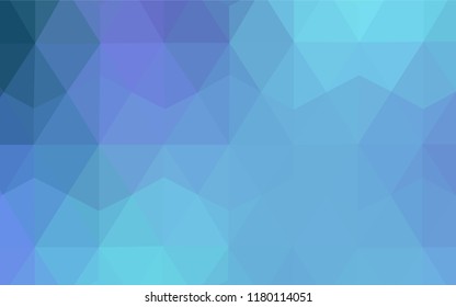 Light Pink, Blue vector low poly cover. Colorful abstract illustration with triangles. Polygonal design for your web site.
