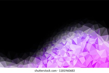 Light Pink, Blue vector low poly cover. Shining colored illustration in a Brand new style. Brand new style for your business design.