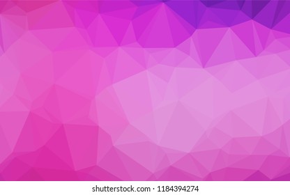 Light Pink, Blue vector low poly texture. Shining colored illustration in a Brand new style. A completely new design for your business.