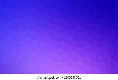 Light Pink, Blue vector low poly texture. Colorful illustration in polygonal style with gradient. Textured pattern for your backgrounds.
