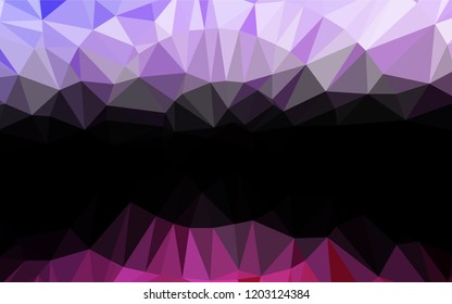 Light Pink, Blue vector low poly layout. An elegant bright illustration with gradient. The completely new template can be used for your brand book.
