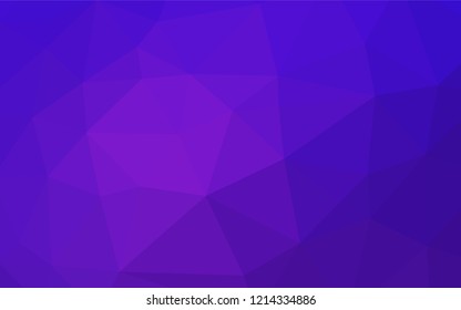 Light Pink, Blue vector low poly cover. Glitter abstract illustration with an elegant design. Brand new design for your business.