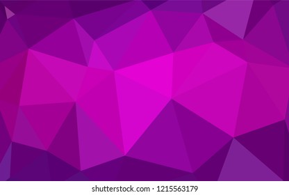 Light Pink, Blue vector low poly layout. Creative geometric illustration in Origami style with gradient. A new texture for your web site.