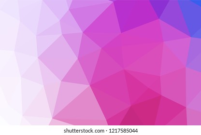 Light Pink, Blue vector low poly cover. Shining colored illustration in a Brand new style. The template can be used as a background for cell phones.