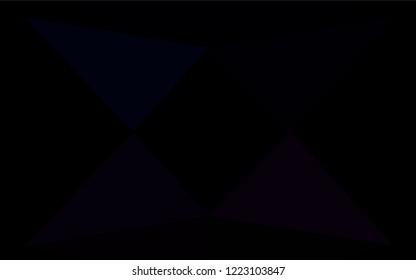 Light Pink, Blue vector low poly texture. Modern geometrical abstract illustration with gradient. A completely new design for your business.
