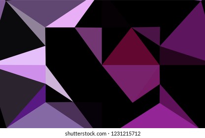 Light Pink, Blue vector low poly layout. A completely new color illustration in a vague style. Brand new style for your business design.