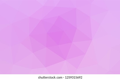 Light Pink, Blue vector low poly layout. Colorful illustration in abstract style with gradient. Brand new style for your business design.