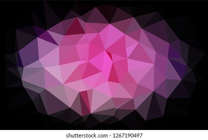 Light Pink, Blue vector low poly cover. Shining colored illustration in a Brand new style. The elegant pattern can be used as part of a brand book.