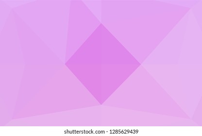 Light Pink, Blue vector low poly texture. Geometric illustration in Origami style with gradient.  Brand new design for your business.